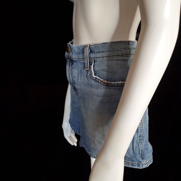 Joe's Cooper Distressed Blue Jean Shorts (26) - Picture 3 of 6